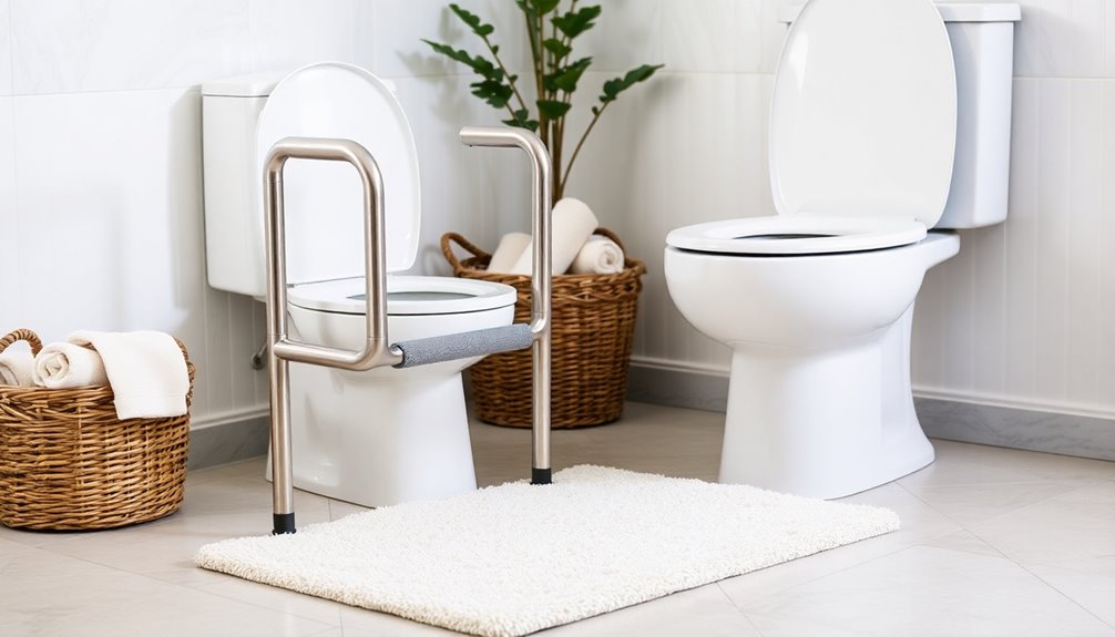 choosing toilet safety rails