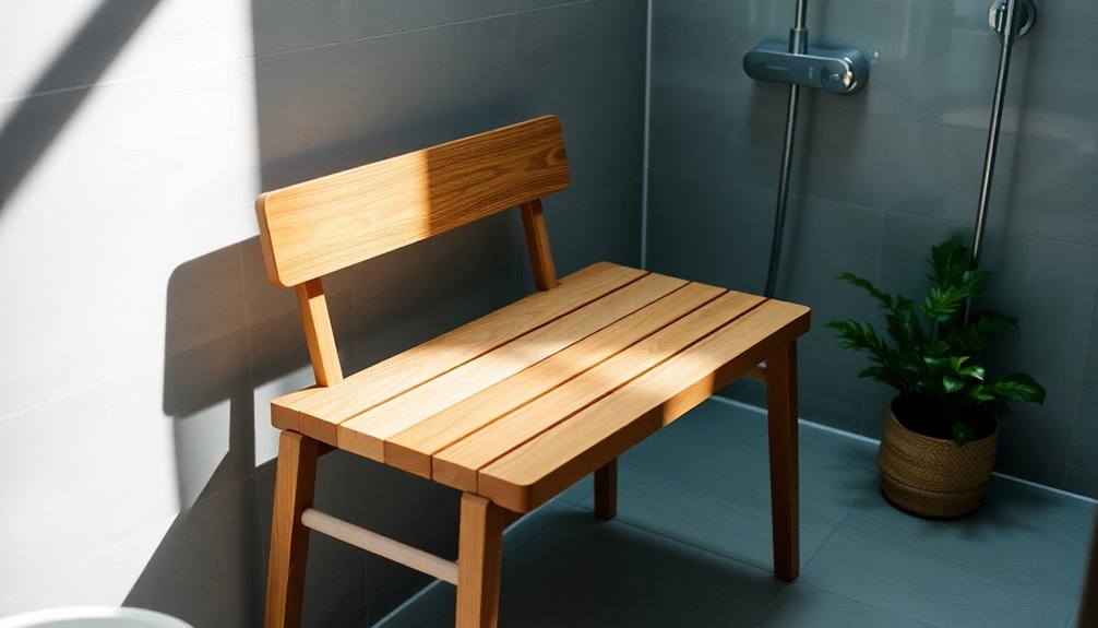 shower bench safety features