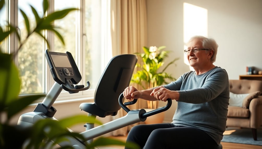 sitting exercise machines for seniors