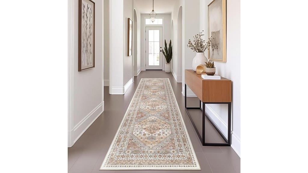 2x8 non slip washable rug