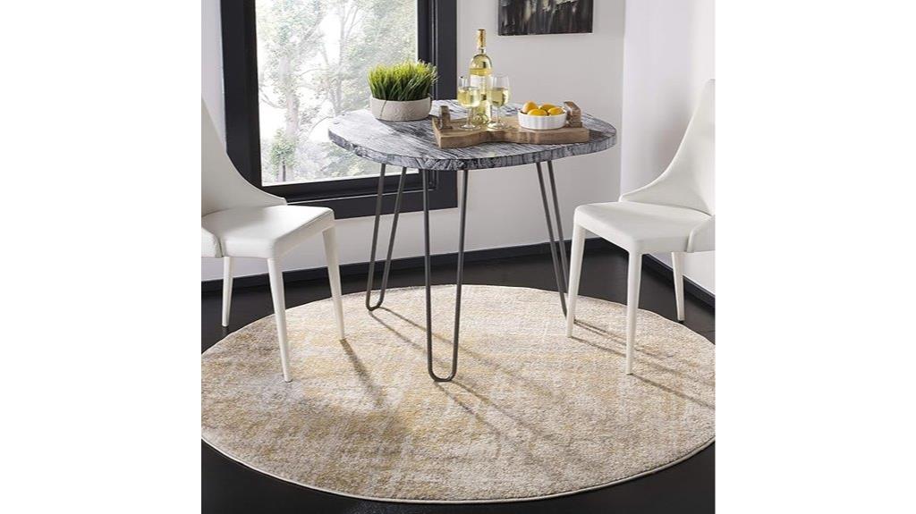 adirondack round area rug