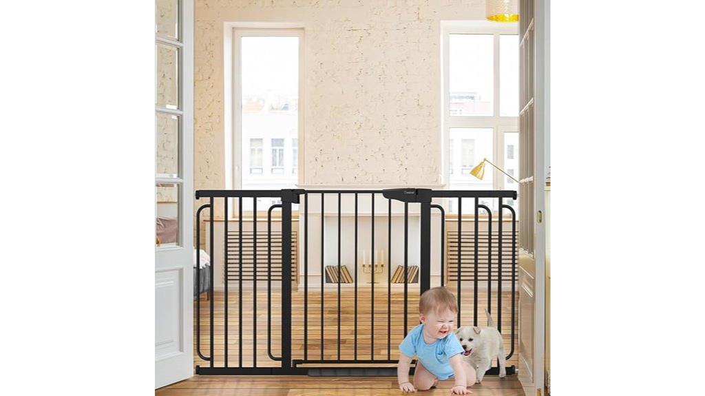 adjustable baby gate for stairs