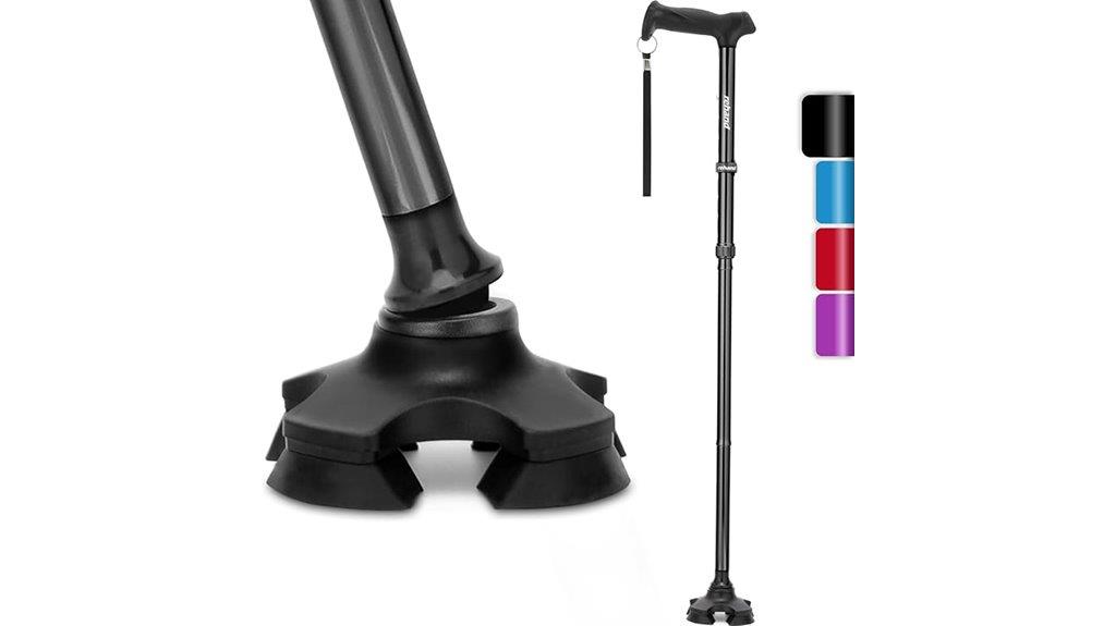 adjustable foldable walking cane