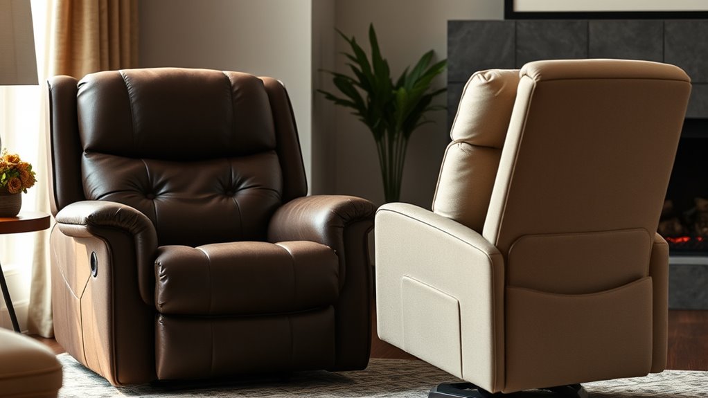 adjustable lumbar and recline