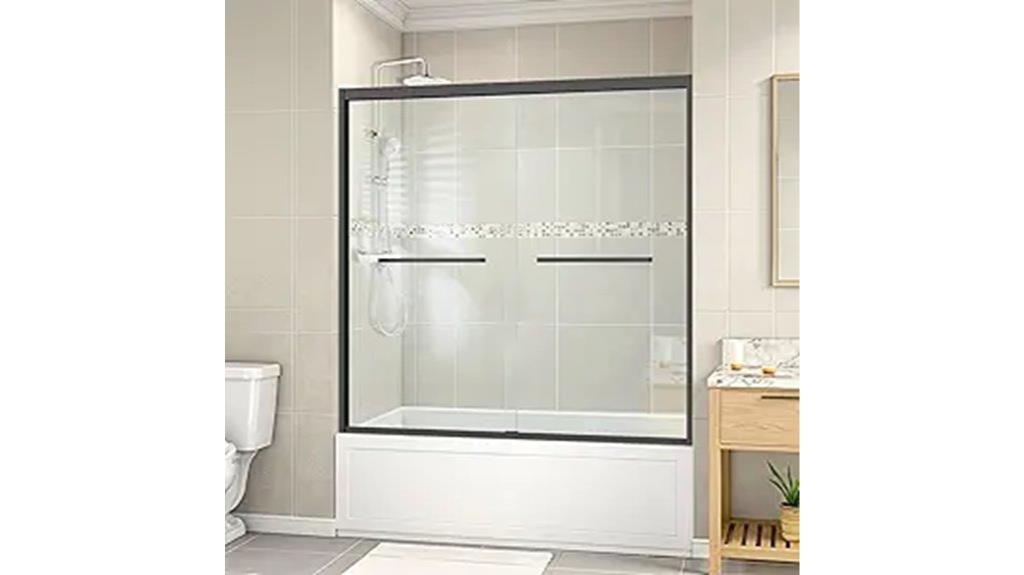 adjustable matte black door