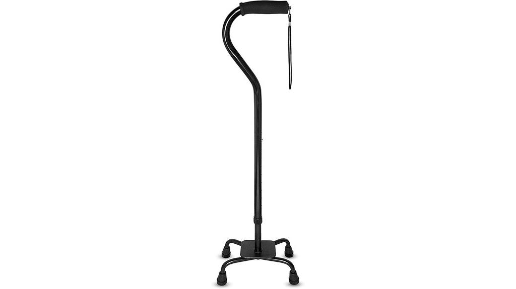 adjustable quad cane base