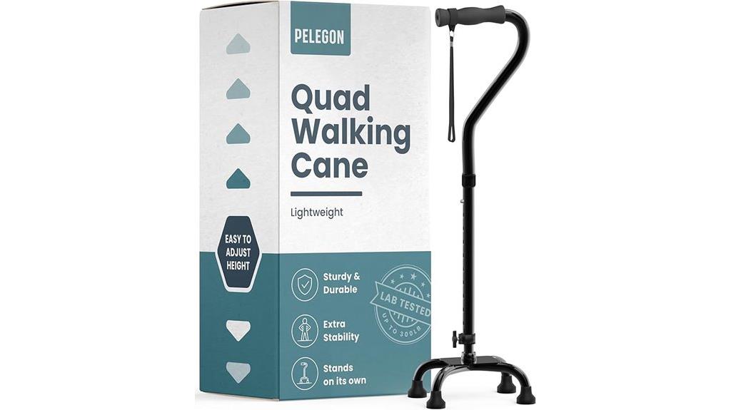 adjustable quad cane support