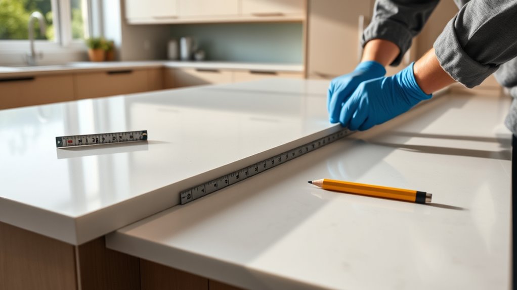 adjusting countertop height