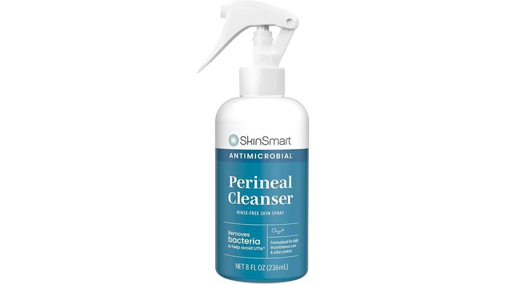 antimicrobial perineal cleanser spray