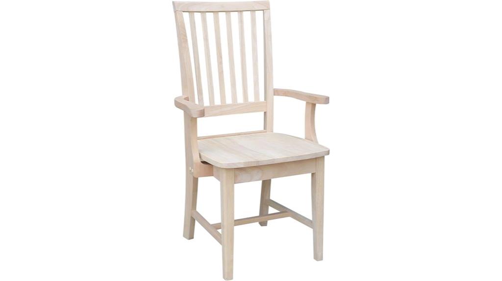 armrest dining chair