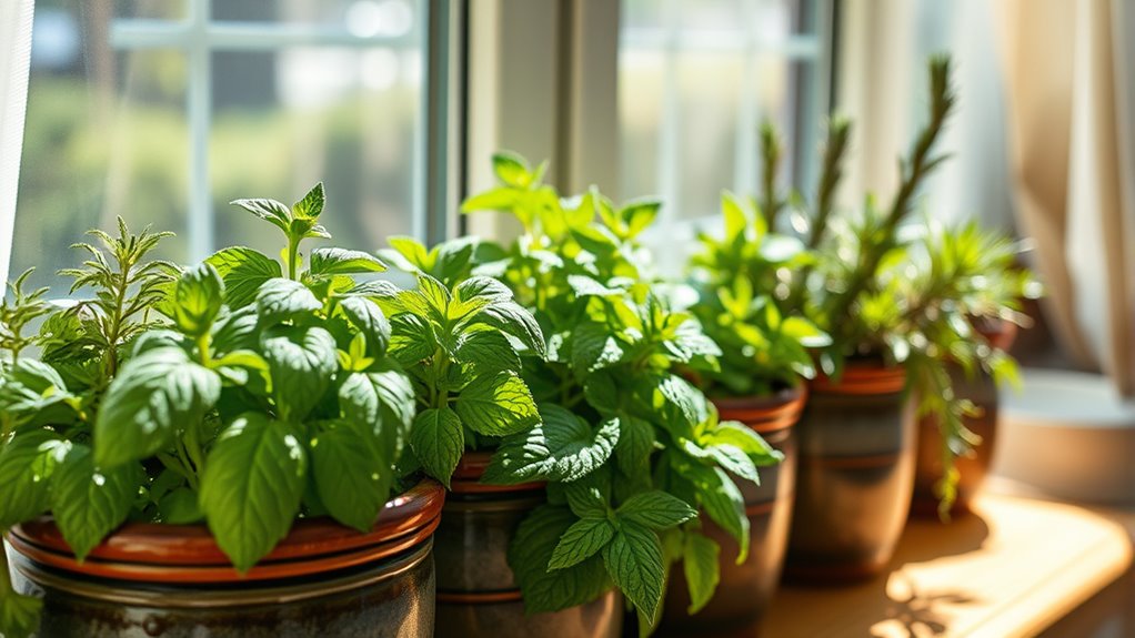 aromatic herb indoor arrangements
