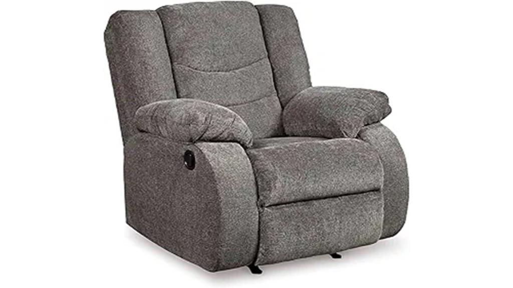 ashley tulen recliner design