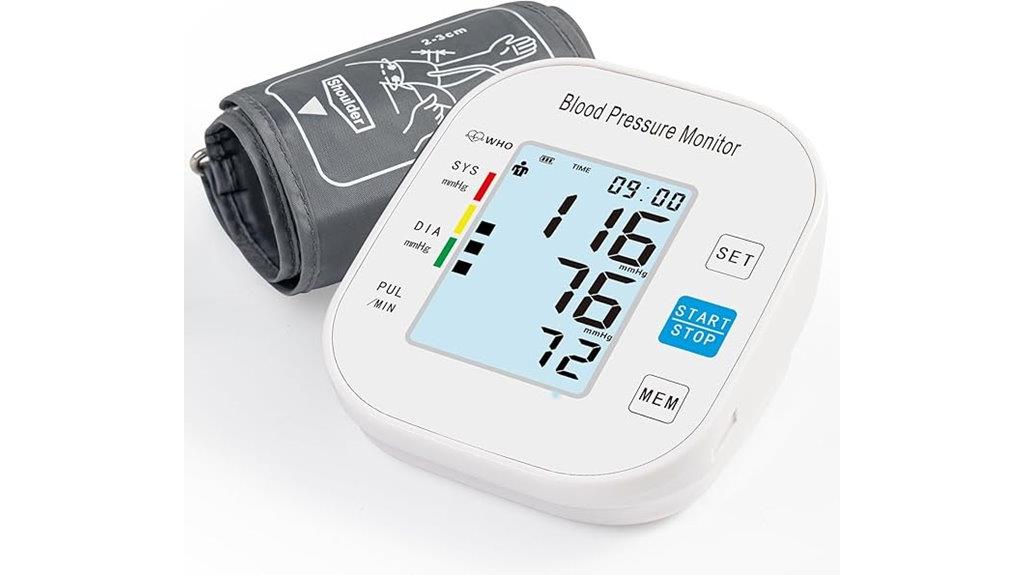 automatic adult blood pressure monitor