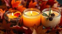 autumn scented candle mood