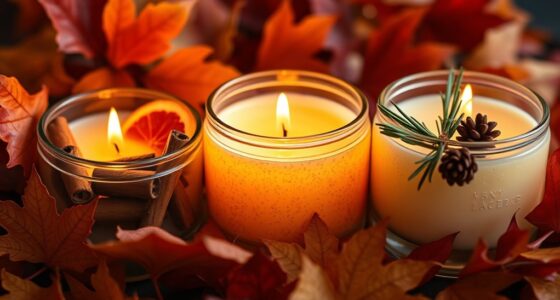 autumn scented candle mood