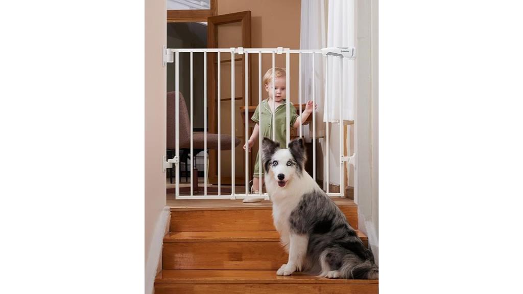 baby gate with walkthrough door