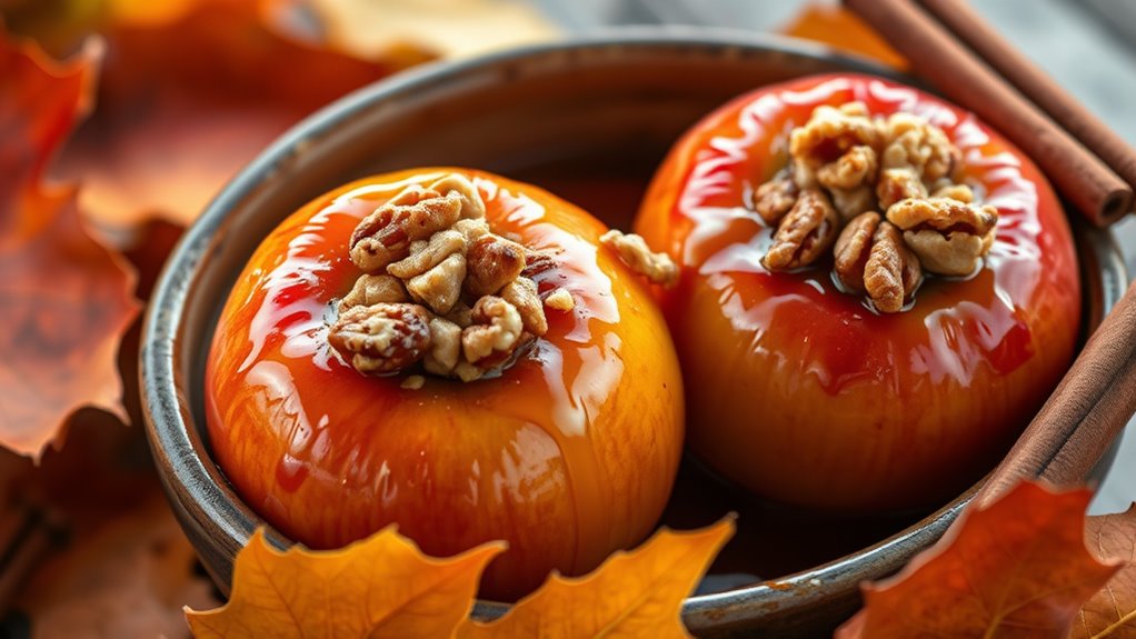 baked apples with walnuts