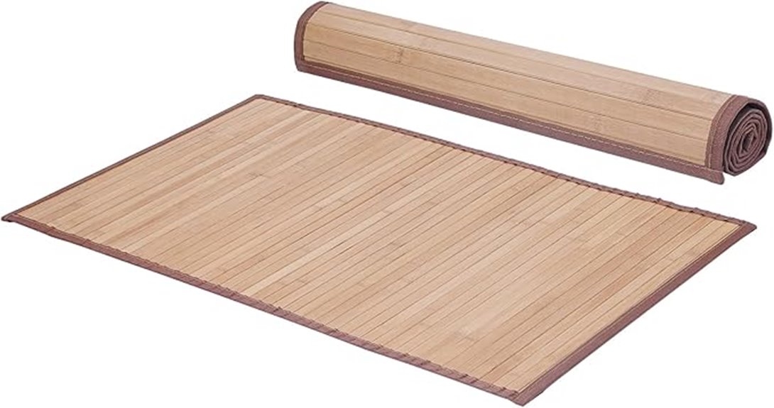bamboo non slip hallway rug
