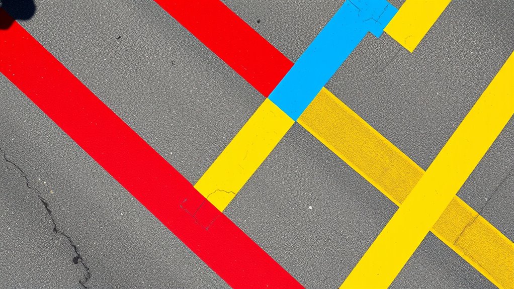 bold colorful crosswalks enhance safety
