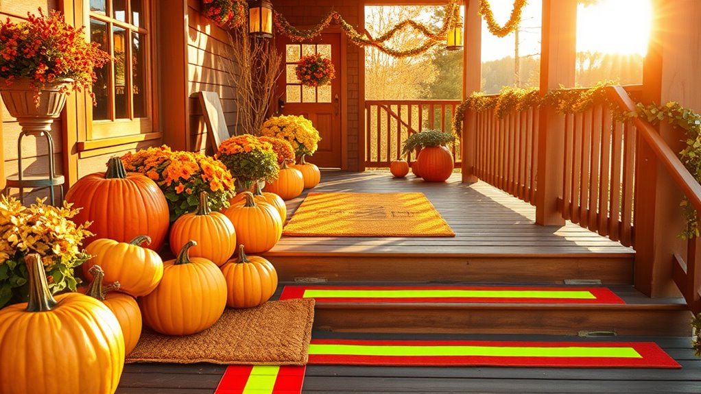 bright reflective safe porch