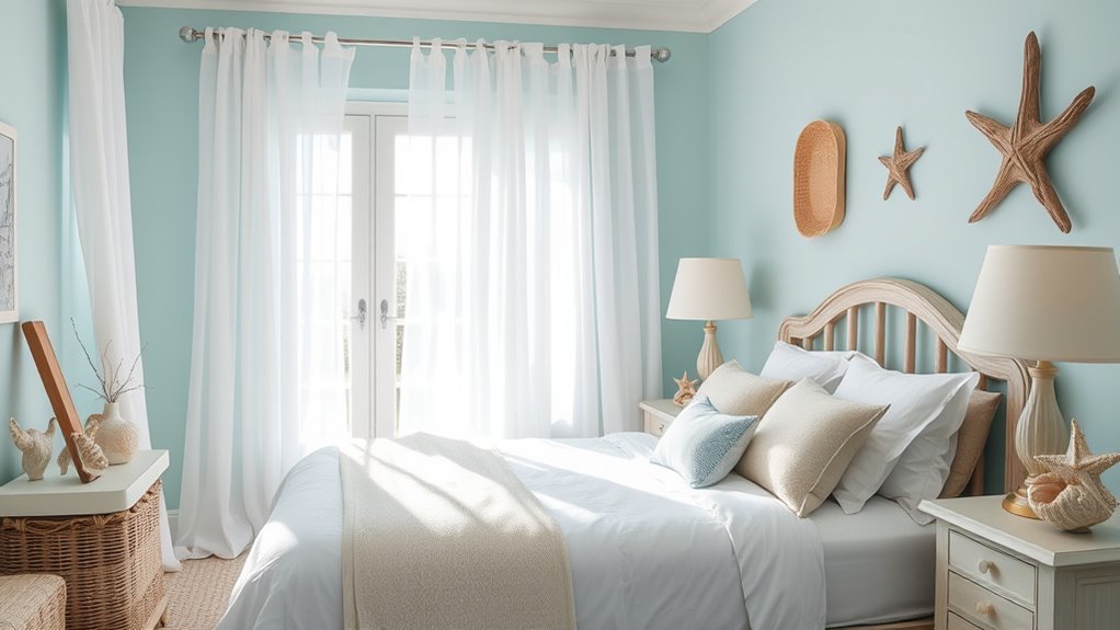 calm coastal blue decor