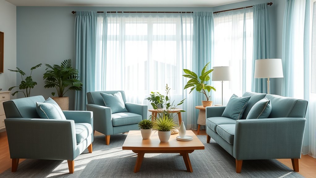 calming nature inspired color palette