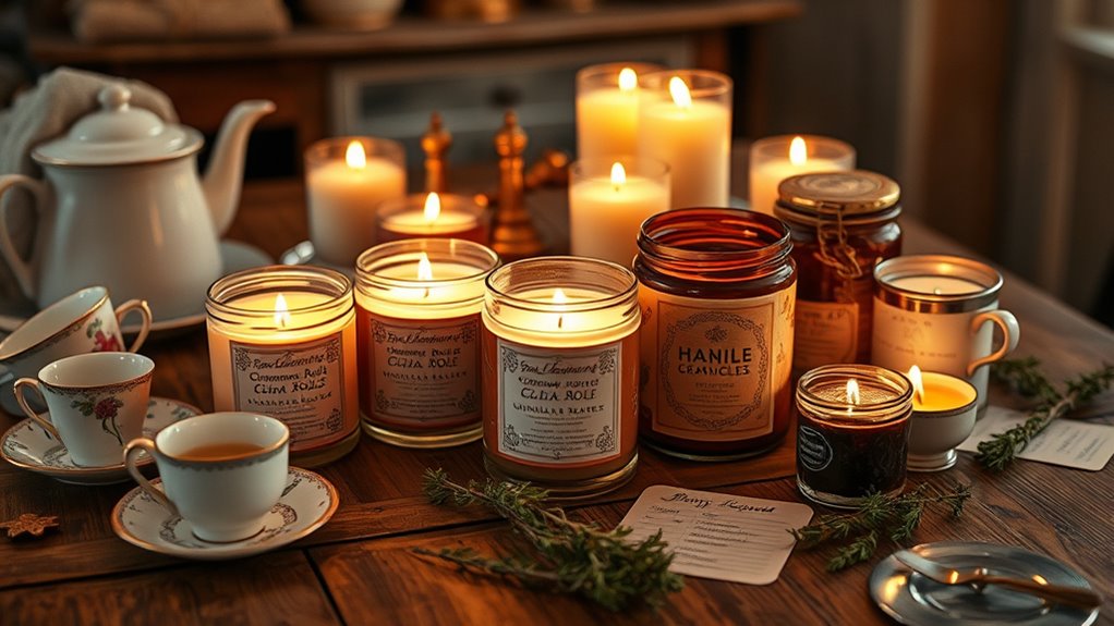 candles evoke family traditions