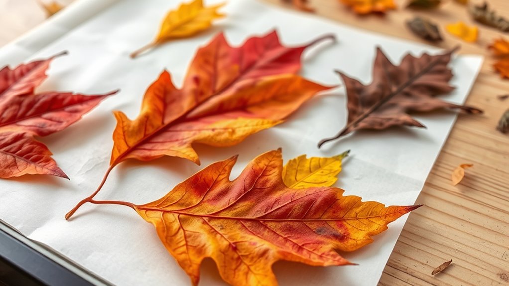 choose vibrant blemish free leaves