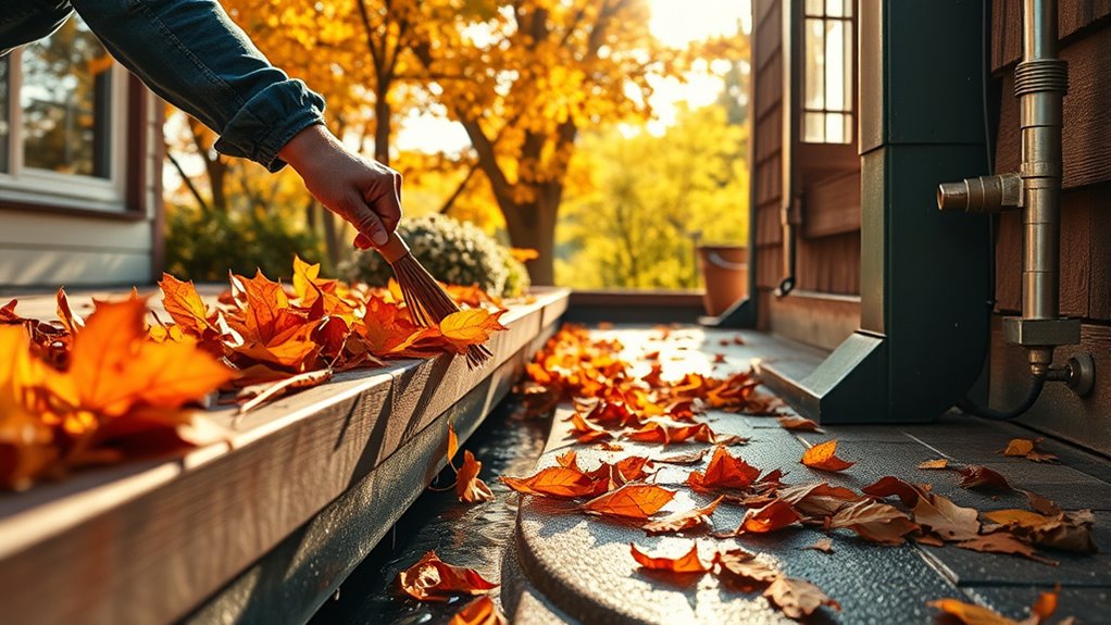 clean gutters to prevent damage