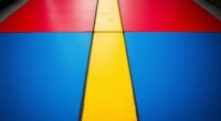 color coded walkway guidance