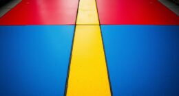 color coded walkway guidance