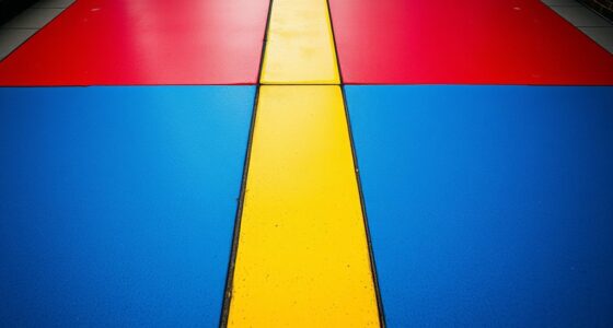 color coded walkway guidance