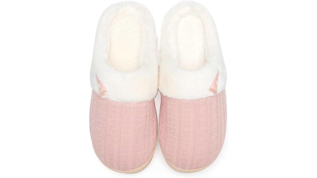 comfortable fuzzy house slippers
