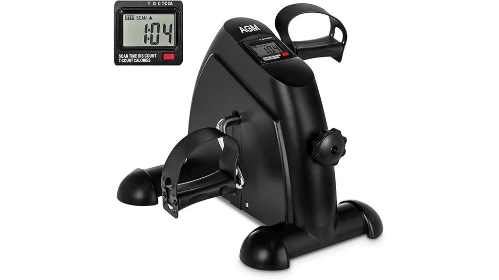 compact exercise bike with display