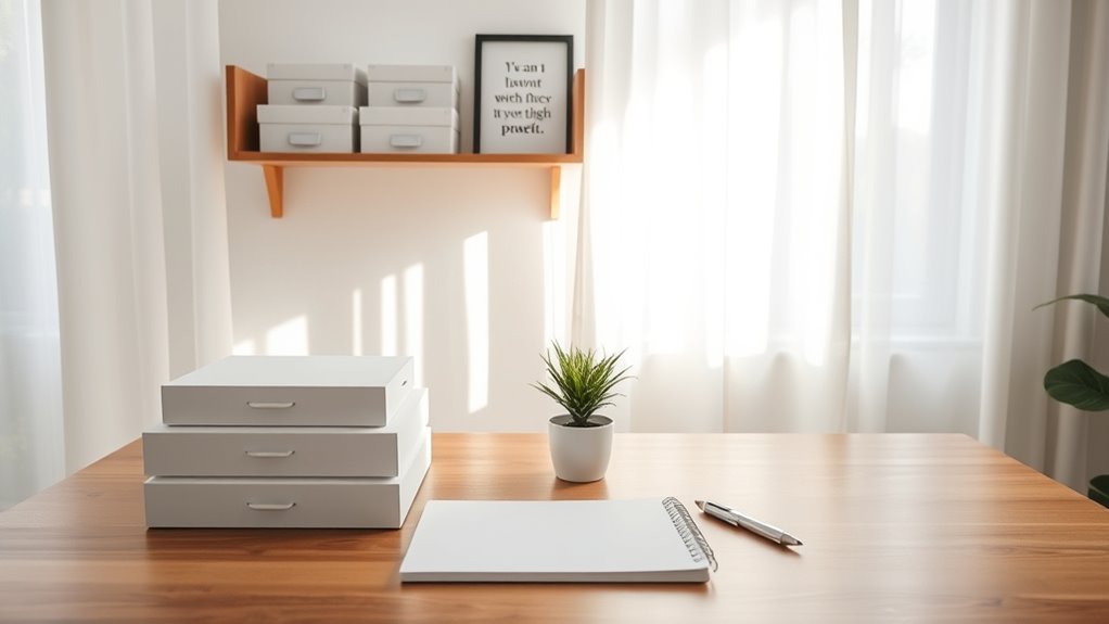 consistent sorting and decluttering