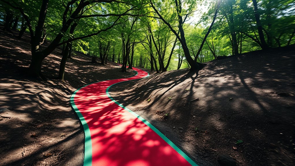 contrast for clear pathways