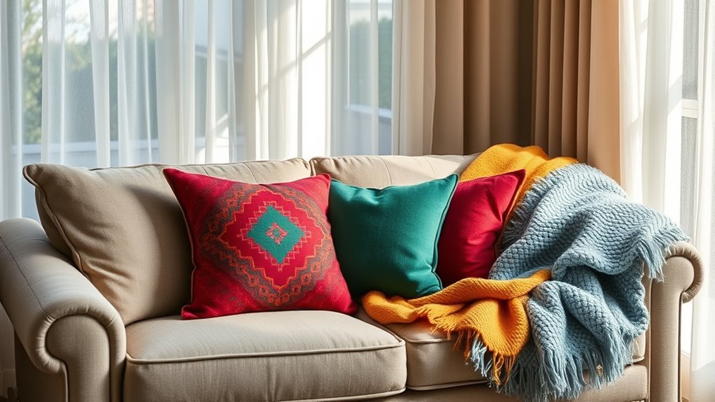 coordinate textiles for harmony