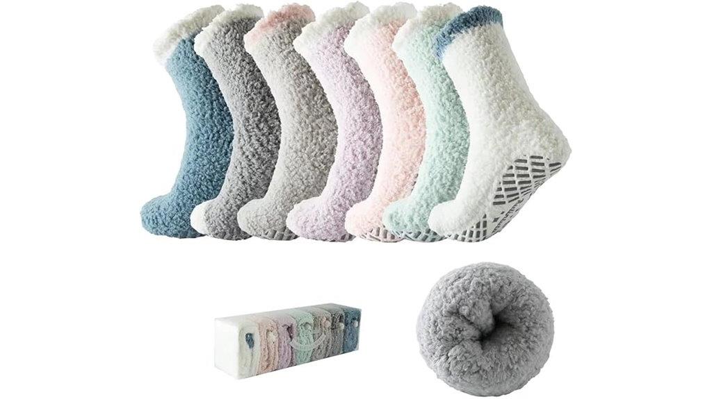 cozy grip fuzzy socks