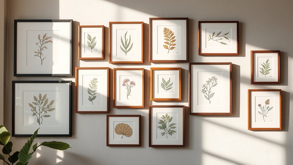 create balanced art display