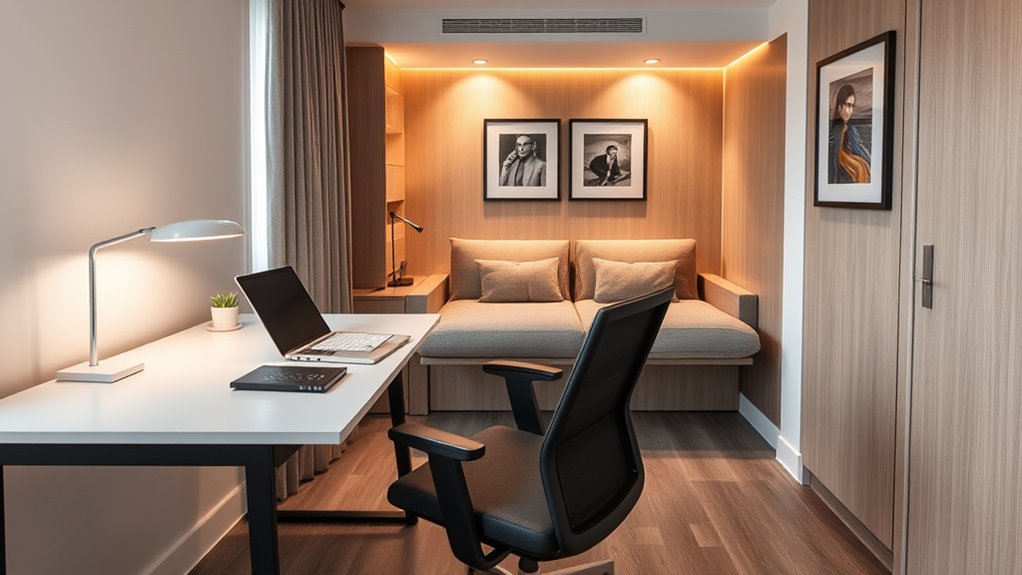 create organized multi zone office