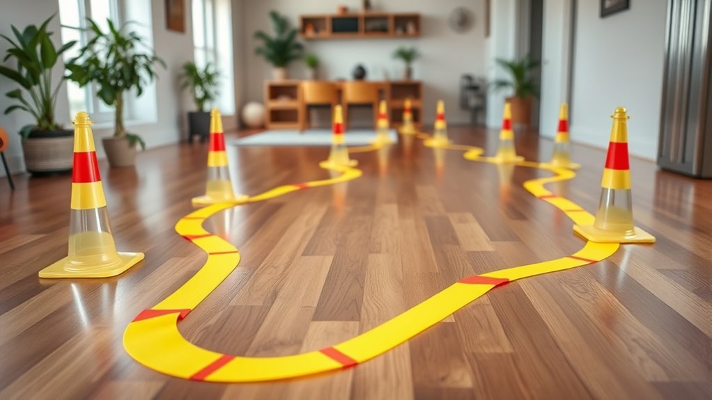 define boundaries with markers