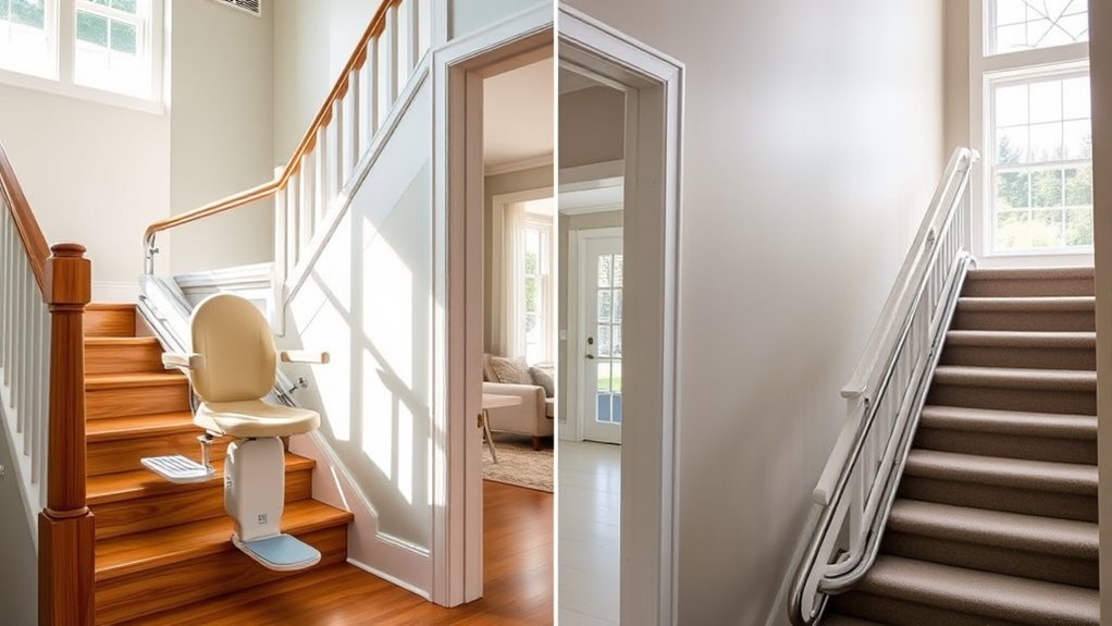 different stairlift safety features