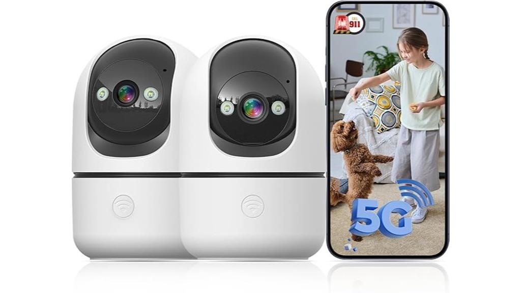 dual band indoor security cameras