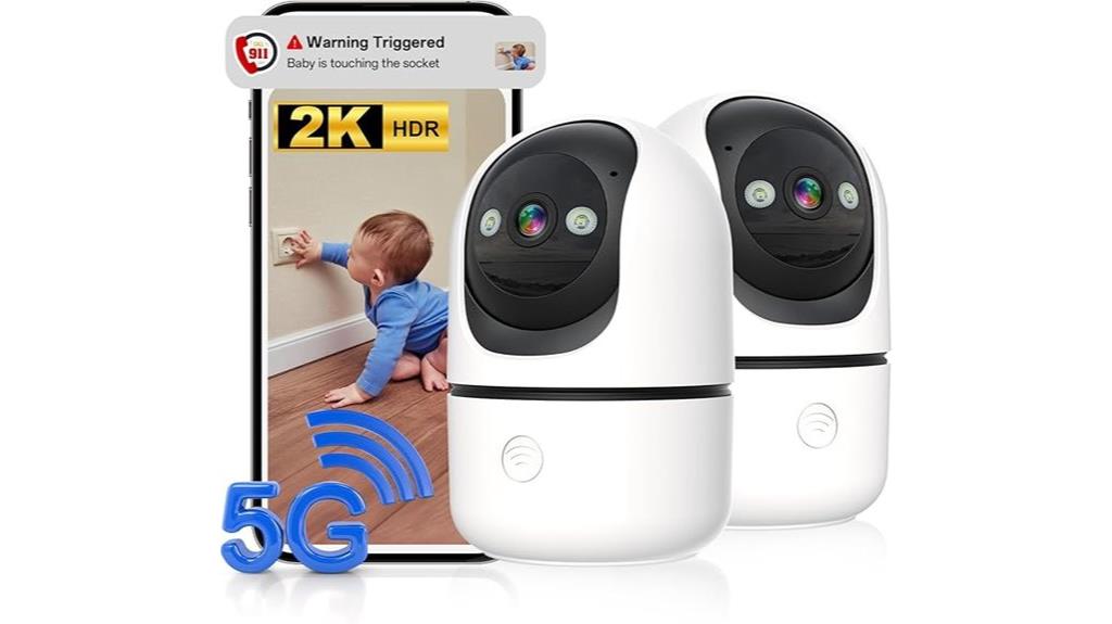 dual pack 2k wifi cameras