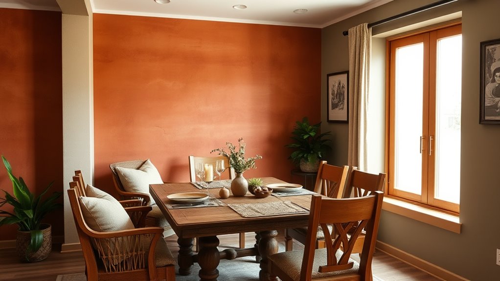 earth tones create inviting coziness
