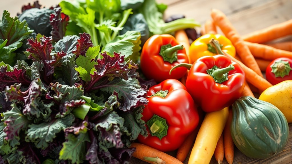 eat colorful leafy greens