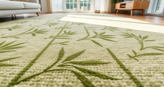 eco friendly bamboo silk rugs
