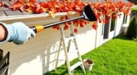 efficient fall gutter tools