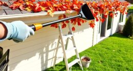 efficient fall gutter tools