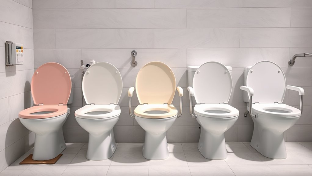 elderly comfort safety toilets